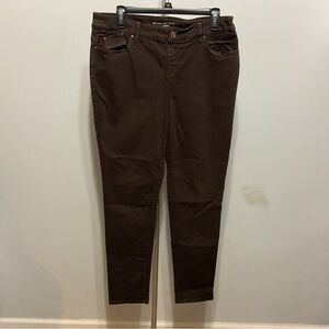 Chico’s Brown Jeans Size 10